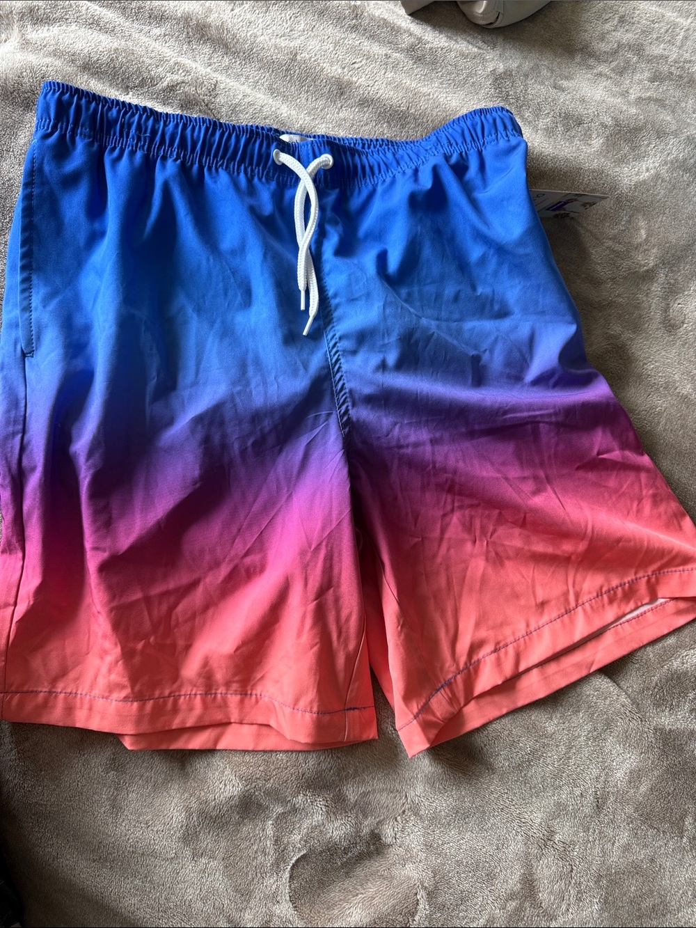 crown & ivy Royal Blue Men's Swim Trunks